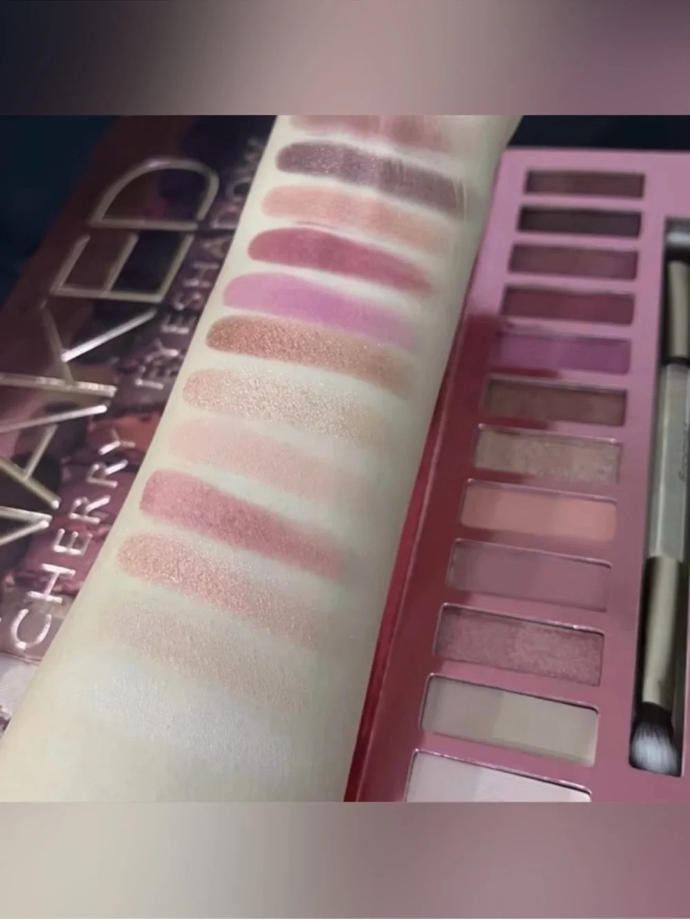 Kohl's Naked Cherry Eyeshadow Palette – Pink, Plum & Rose Tones